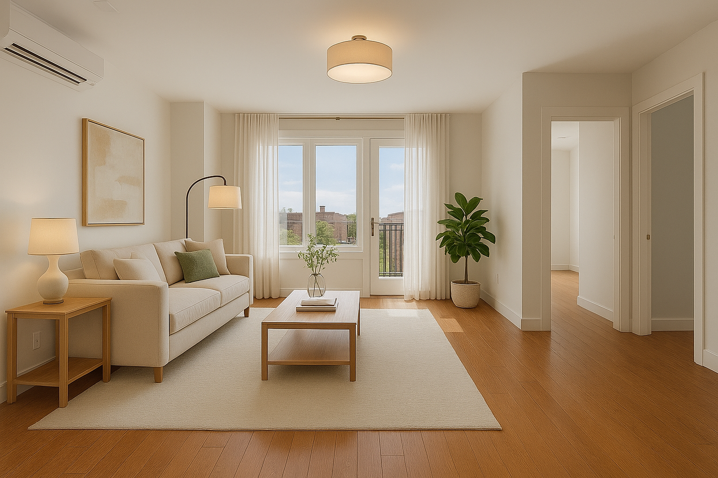 Moderno apartamento de 2 habitaciones y 2 baños en Midwood