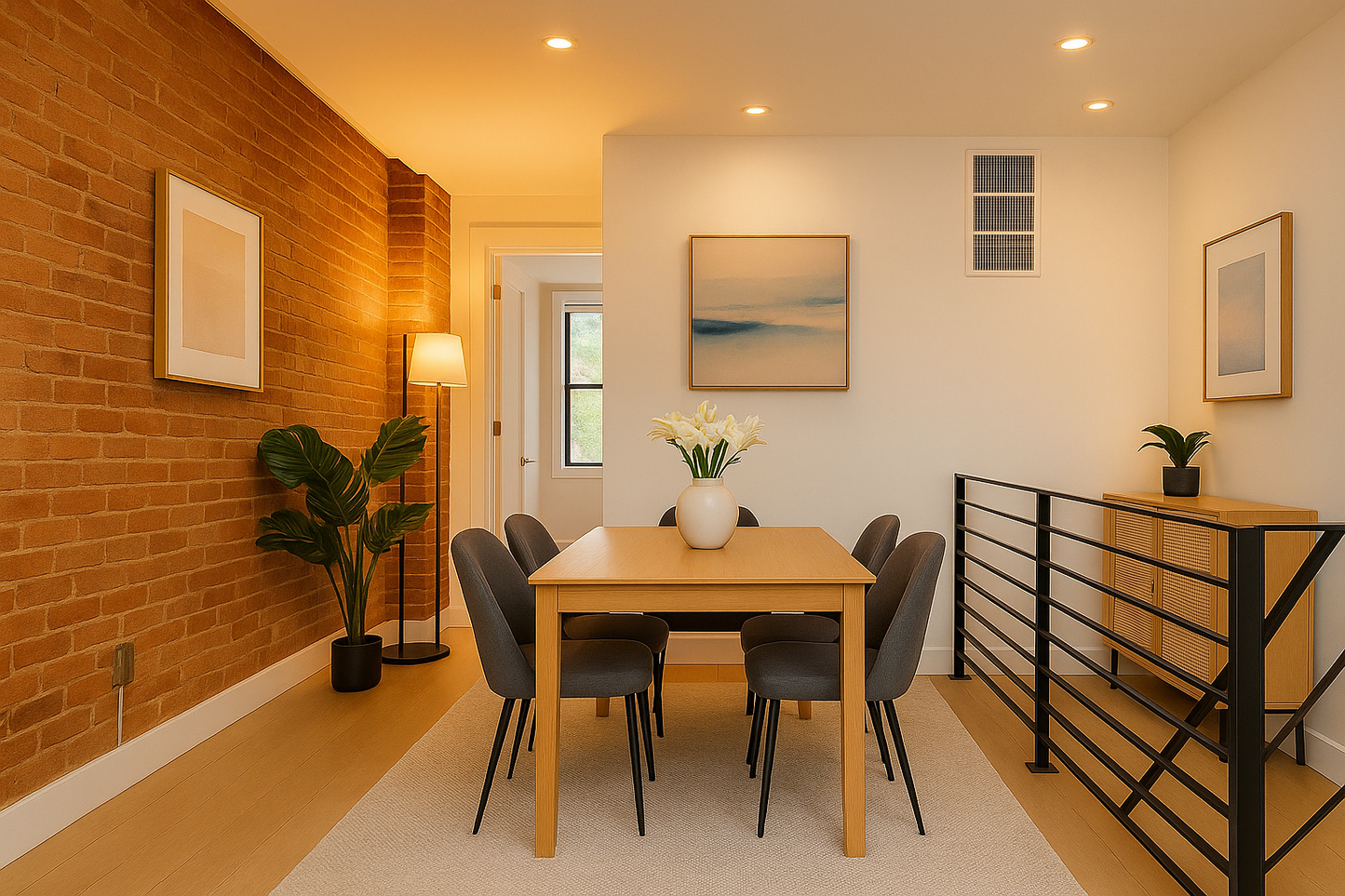 Moderna casa de 2 dormitorios y 1 baño en Bedford-Stuyvesant