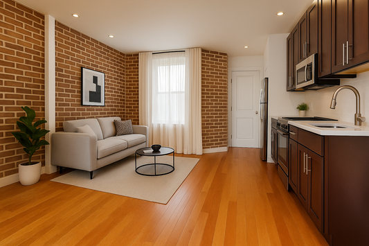 Moderno apartamento de 4 dormitorios y 1 baño