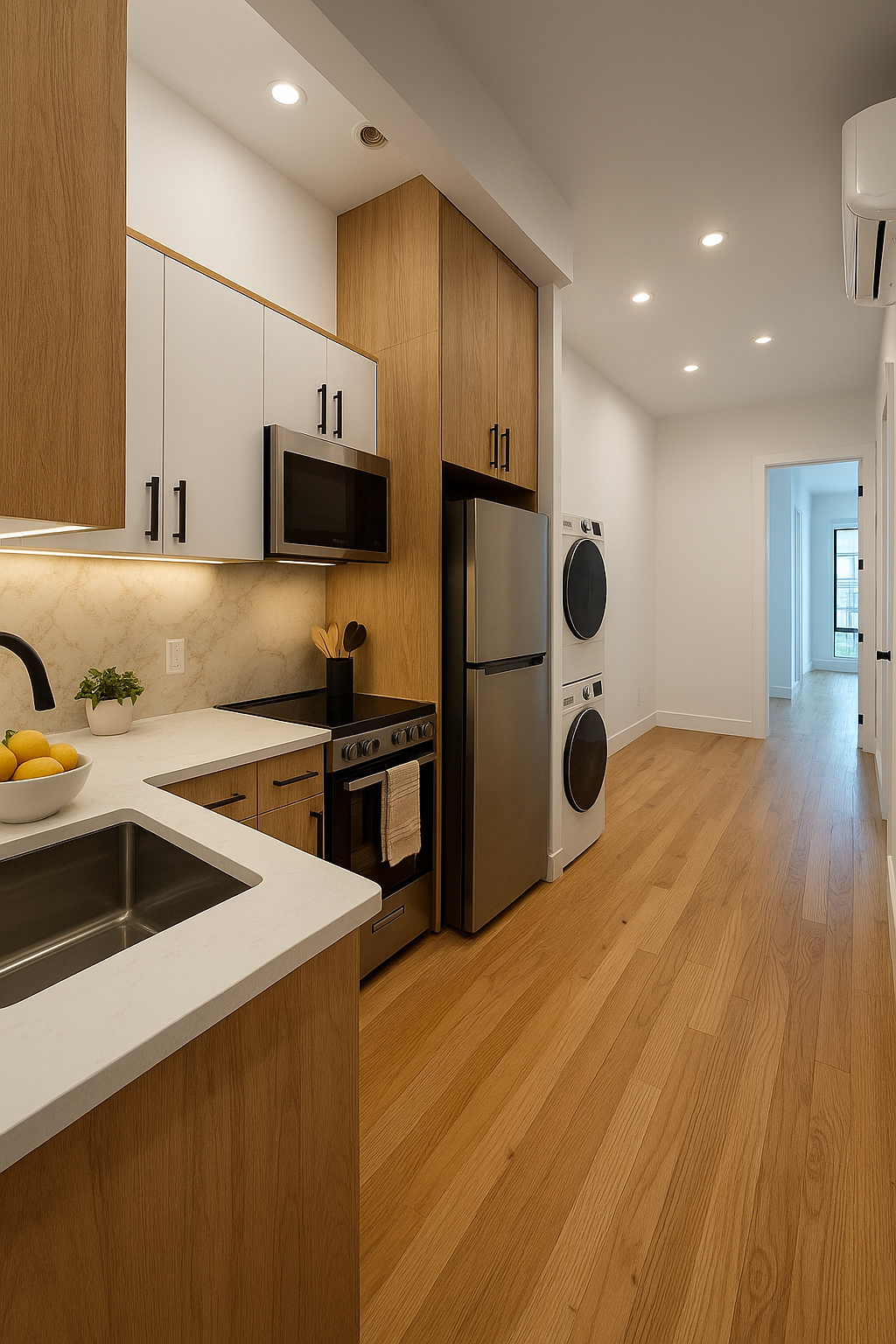 Moderno apartamento de 2 habitaciones y 1 baño en Flatbush