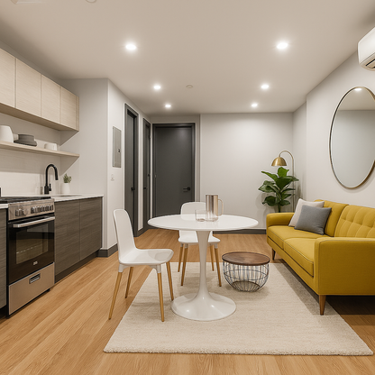 Moderna casa de 2 dormitorios y 1 baño en Bedford-Stuyvesant