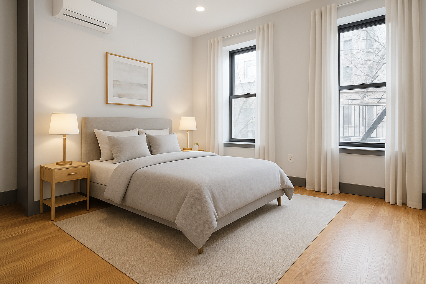 Moderna casa de 2 dormitorios y 1 baño en Bedford-Stuyvesant