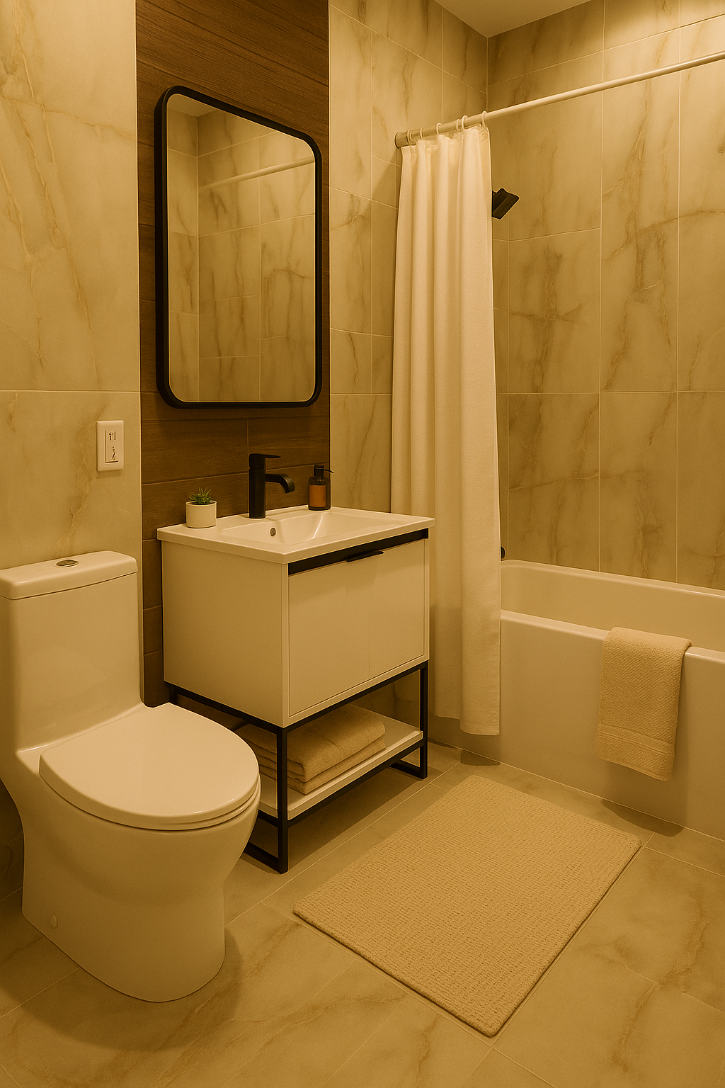 Moderno apartamento de 2 habitaciones y 1 baño en Flatbush