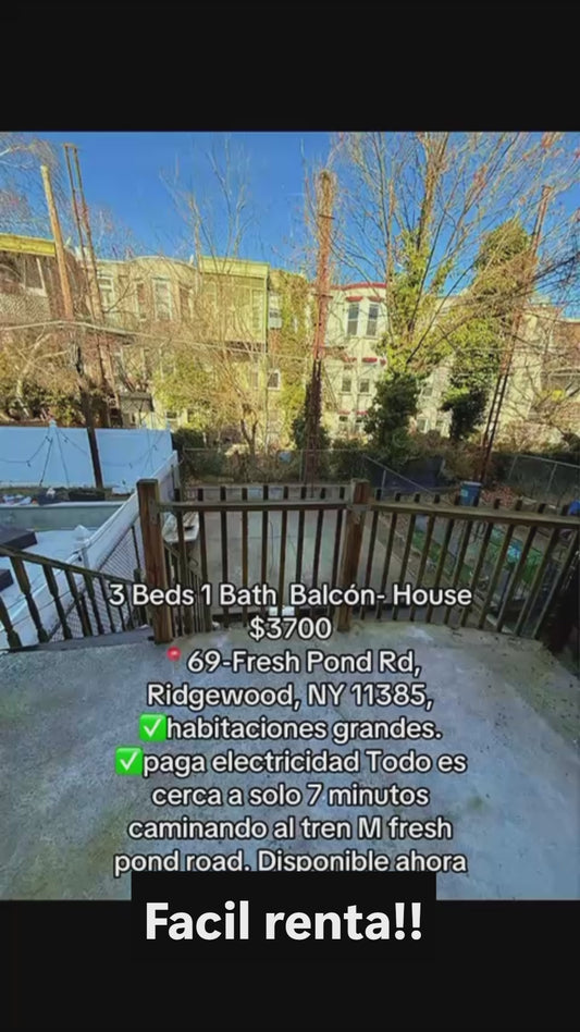 Apartment for rent in Ridgewood!!