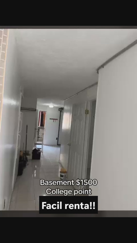 Basement for rent in College Point