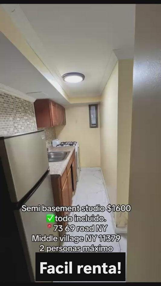 Semi-basement Studio for rent!